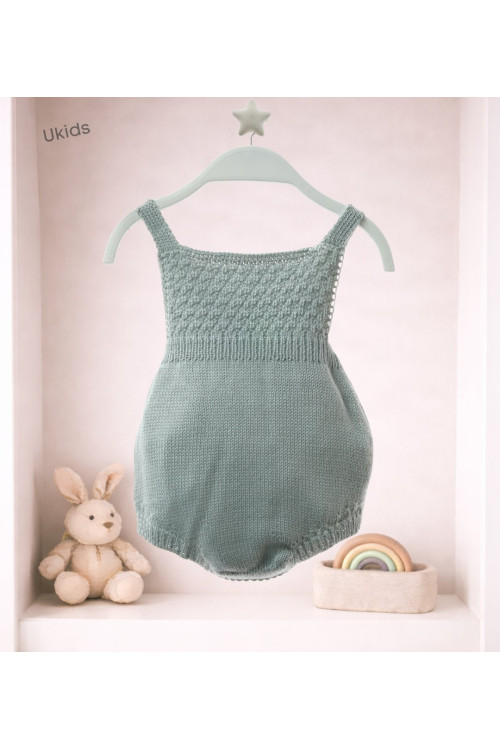 Ranita Punto Bebe Art.8402 'Rombos' Verde Agua