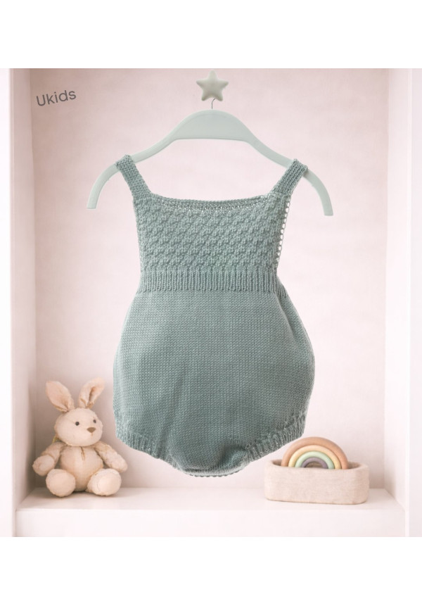 Ranita Punto Bebe Art.8402 'Rombos' Verde Agua