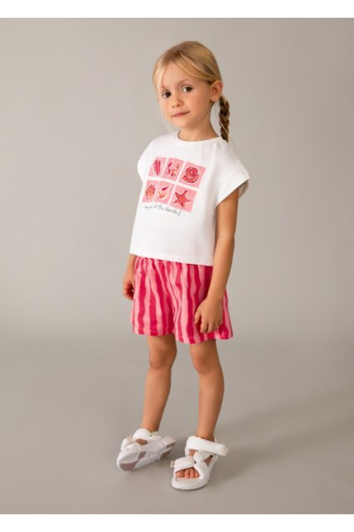 Conj. Short Felpa Flame Amapola