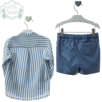 Traje Niño Pantalon Bermuda (2 Piezas) Art.1205 'Familia Nagare' Nautico
