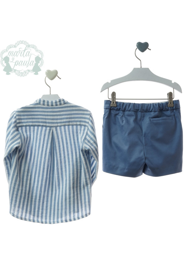 Traje Niño Pantalon Bermuda (2 Piezas) Art.1205 'Familia Nagare' Nautico