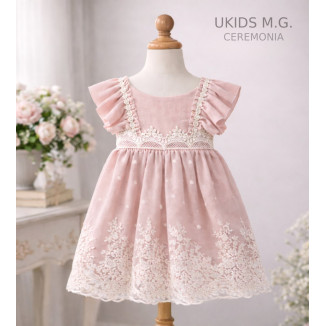 Vestido Bambula Color Salmón