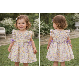 Vestido Bebe Con Braguita Art.0333 'Familia Samurai' Lima