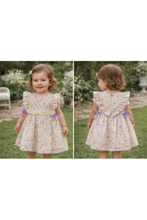 Vestido Bebe Con Braguita Art.0333 'Familia Samurai' Lima