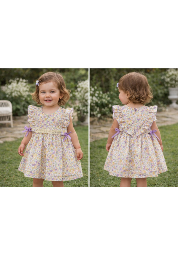 Vestido Bebe Con Braguita Art.0333 'Familia Samurai' Lima