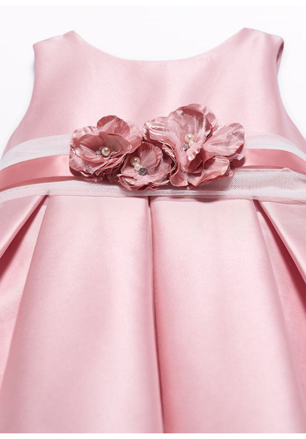 Vestido Mikado Rosa