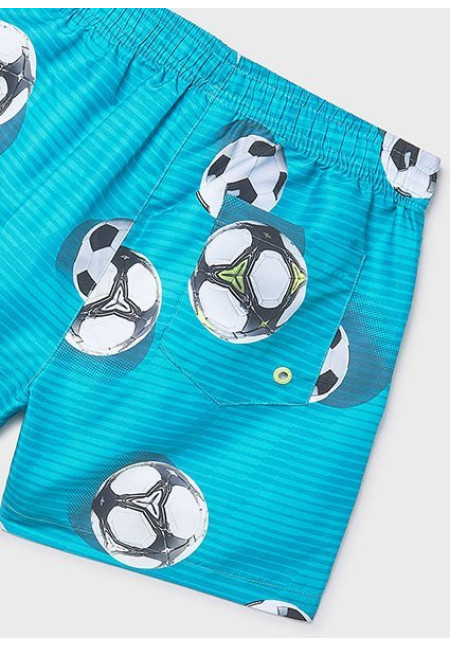 Bañador Estampado Turquesa