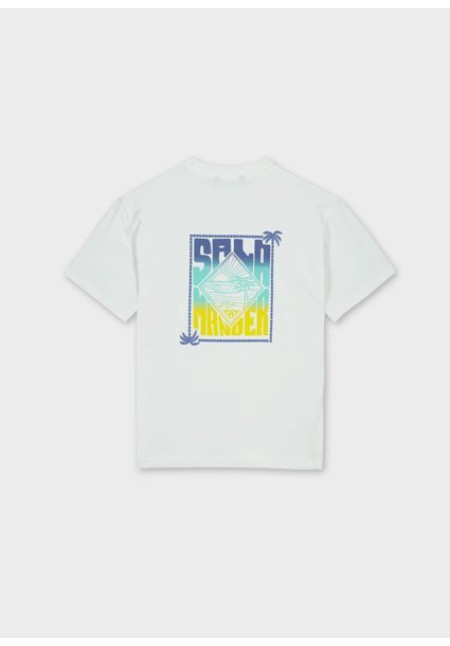 Camiseta M/C Back Print Bco-Lemon