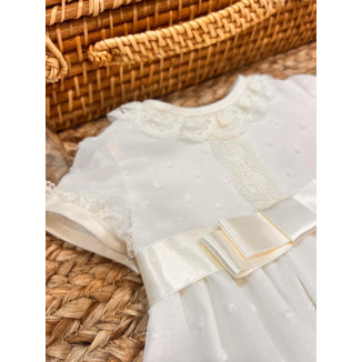 Pelele Plumeti Lazo Central Beige