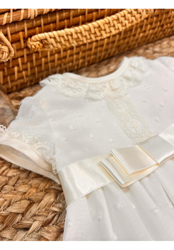 Pelele Plumeti Lazo Central Beige