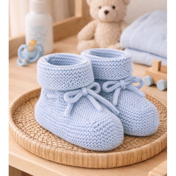 Patuco Algodón \'Esencial\' Azul Cielo