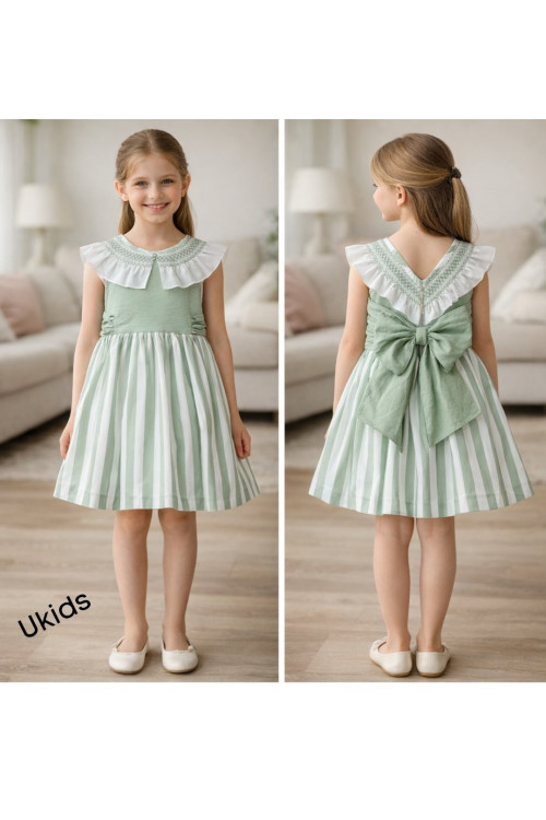 Vestido Infantil Art.0501 'Familia Minarai' Musgo