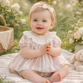 Jesusin Bebe Art.0042 'Familia Porcelana' Rosa Empolvado