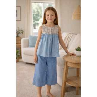 Conjunto Infantil Niña Art.1253 'Familia Nagare' Nautico