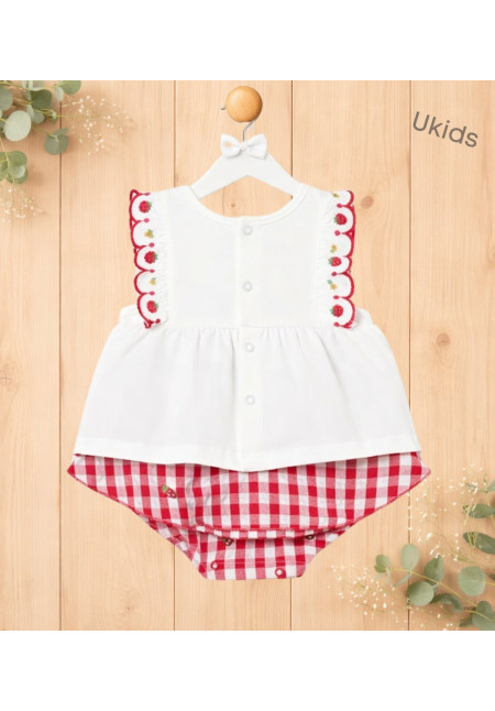 Conj. Falda Rojo
