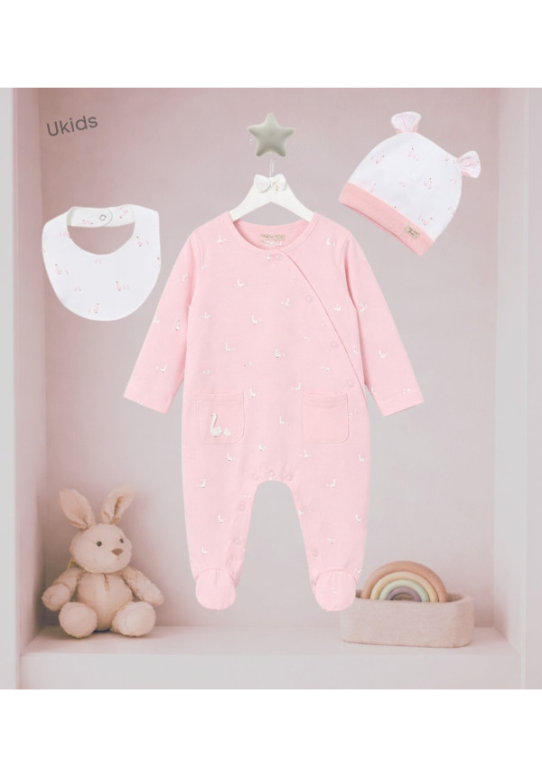 Set Regalo Pijama Largo Rosa Baby