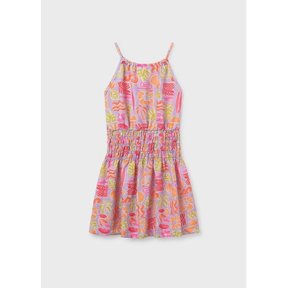 Vestido Estampado Tirantes Lilac