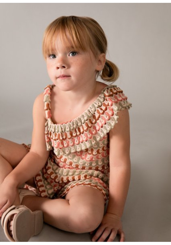 Conj. Short Punto Fantasia Mandarina