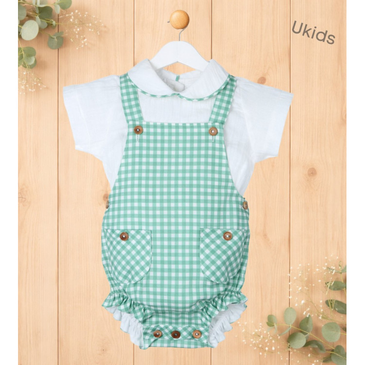 Ranita 2 Piezas Bebé Niño Color  Color Verde