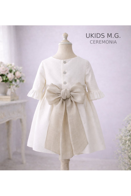 VESTIDO CEREMONIA PLUMETI ALG. LAZO ARENA