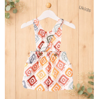 Peto Corto Étnico Bebé Niña Color Varios