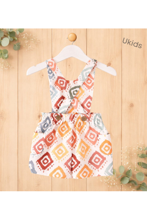 Peto Corto Étnico Bebé Niña Color Varios