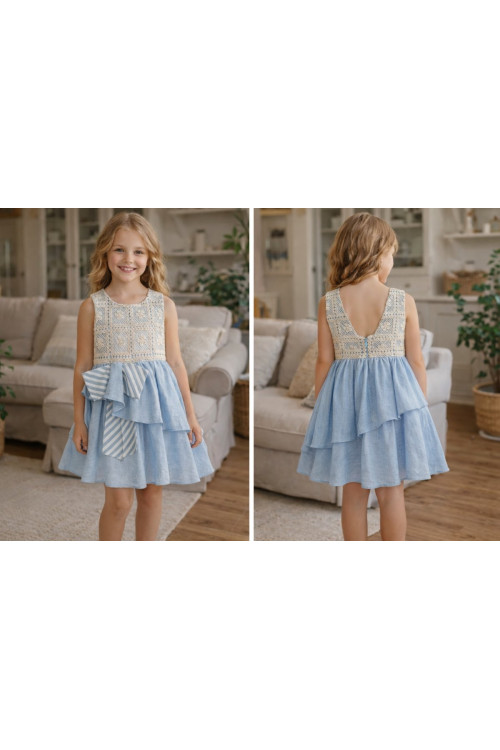Vestido Infantil Art.0503 'Familia Nagare' Nautico