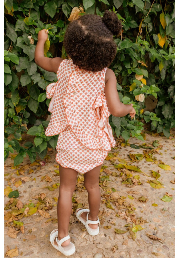 Conjunto Braga Bebé Niña Color  Color Fresa