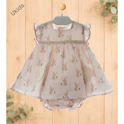 Jesusin Con Braguita Art.0184 'Familia Natasha' Rosa Empolvado