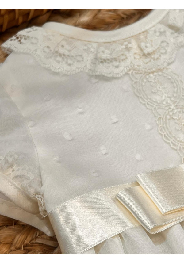Pelele Plumeti Lazo Central Beige