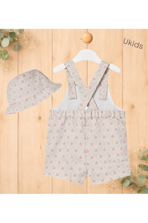 Peto Y Gorro Terracota