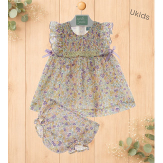 Vestido Bebe Con Braguita Art.0333 'Familia Samurai' Lima