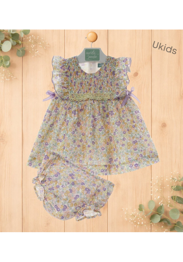 Vestido Bebe Con Braguita Art.0333 'Familia Samurai' Lima