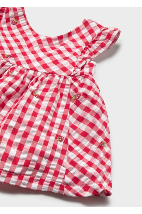 Vestido Sersucker Rojo