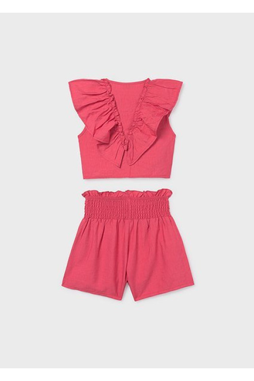 Conj. Short Volante Coral