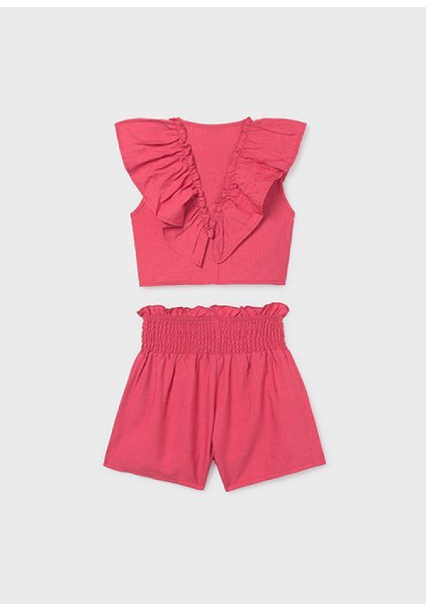 Conj. Short Volante Coral