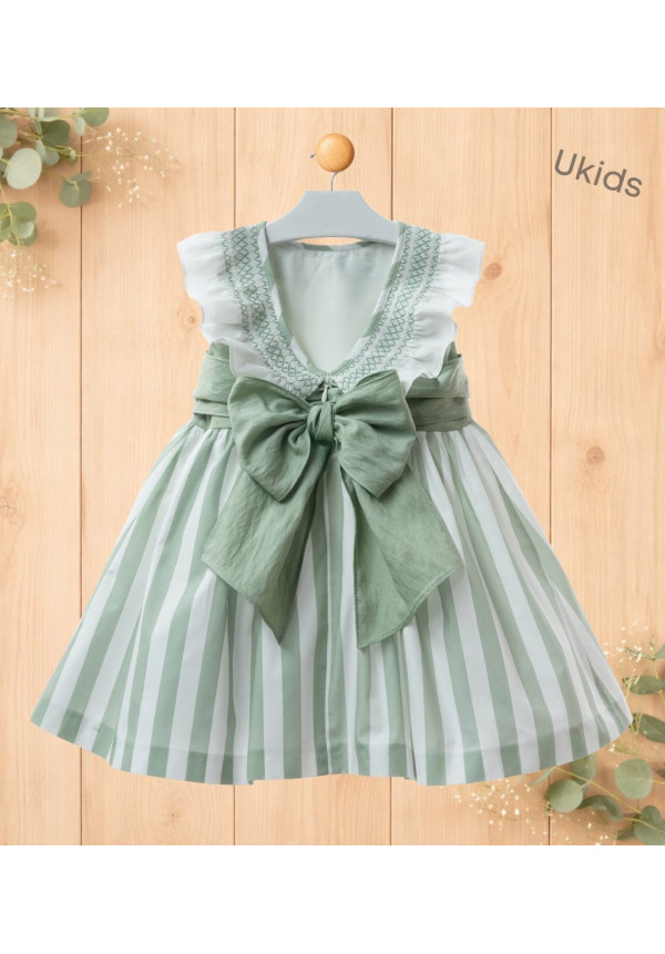 Vestido Infantil Art.0501 \'Familia Minarai\' Musgo