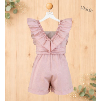 Mono Infantil Niña Rosa Palo