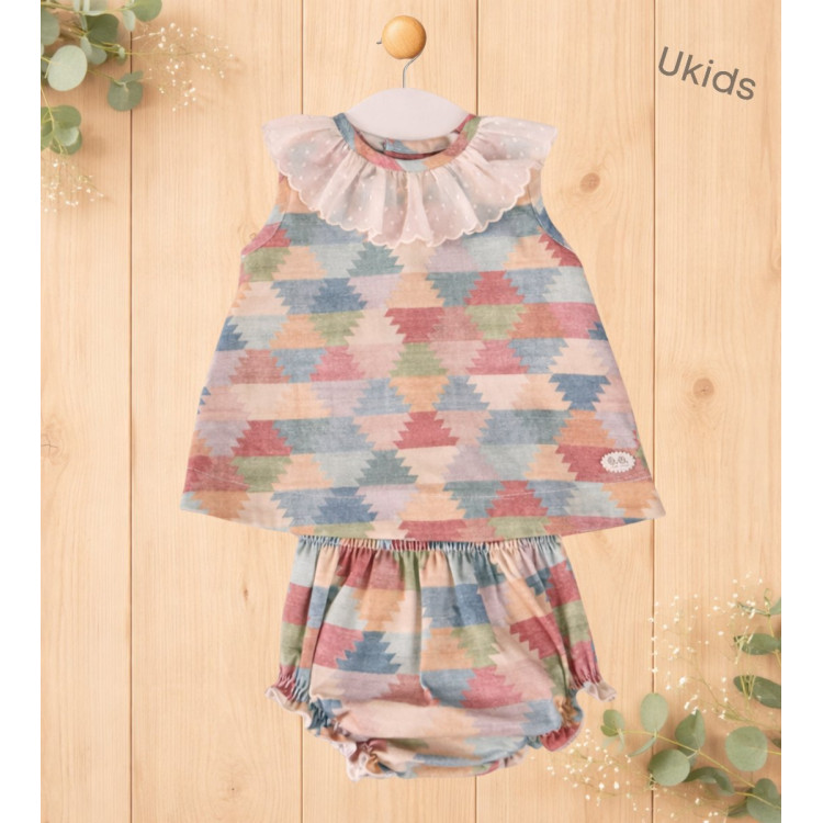 Jesusito Estampado 2 Piezas Bebé Niña Color Varios