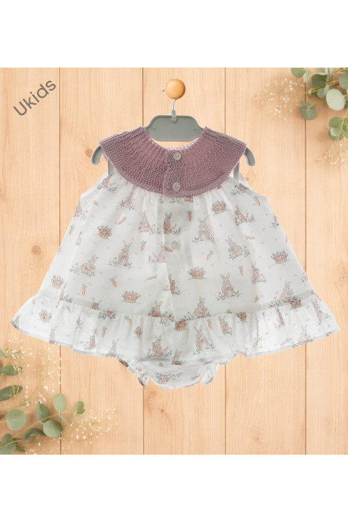 Jesusin Con Braguita Art.0181 'Familia Irina' Rosa Empolvado