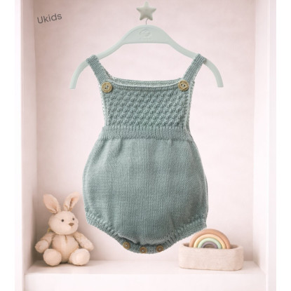 Ranita Punto Bebe Art.8402 'Rombos' Verde Agua