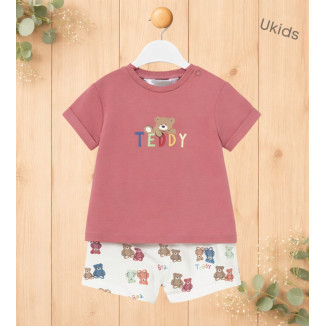 Conj. Pantalon Corto Punto Terracota