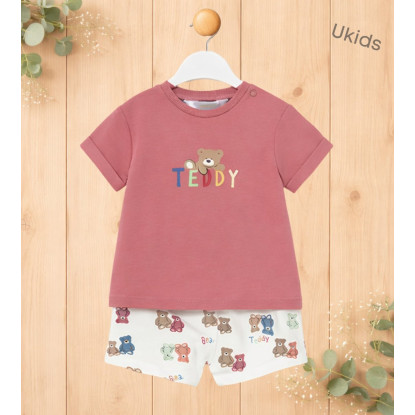 Conj. Pantalon Corto Punto Terracota