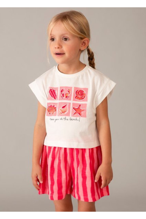 Conj. Short Felpa Flame Amapola