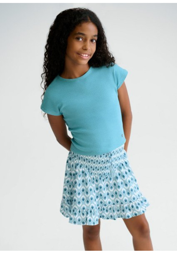 Falda Estampada Alga