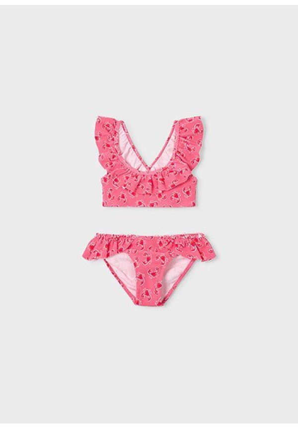 Bikini Estructura Estampado Geranio
