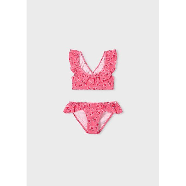 Bikini Estructura Estampado Geranio