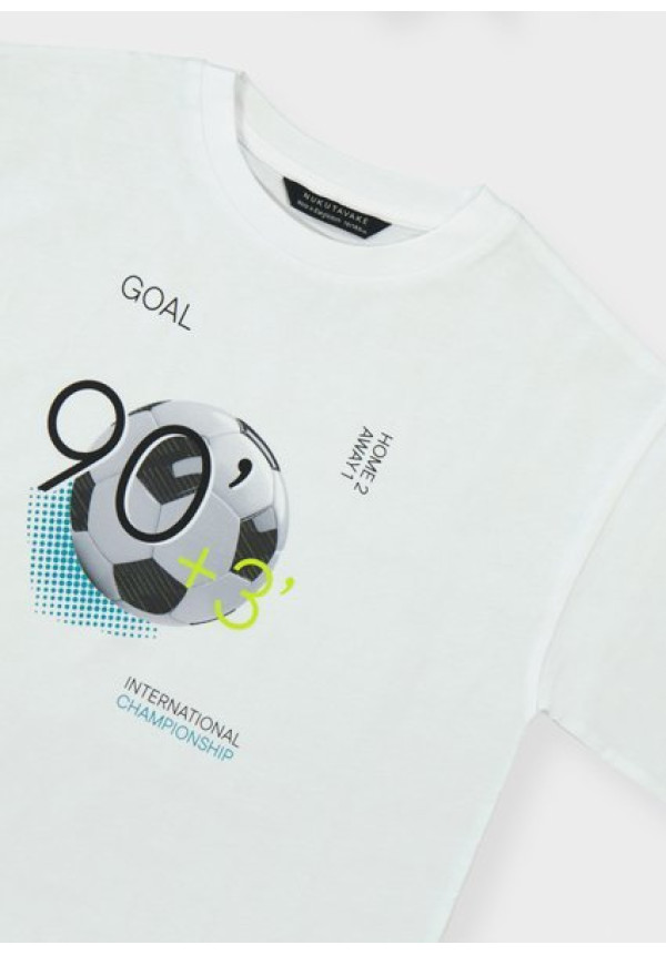 Camiseta M/C Back Print Blanco