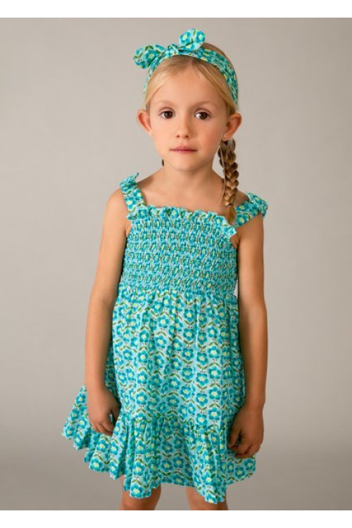 Vestido Estampado Banda Oceano