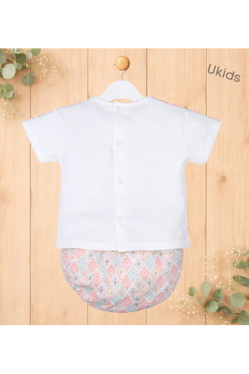 Conjunto 2 Piezas Bebé Niño Color  Color Coral